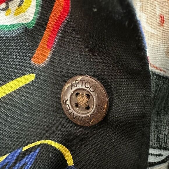 Aftco Bluewater Men's L Button Up Party Shirt Multicolor Margarita Madness - Picture 6 of 10